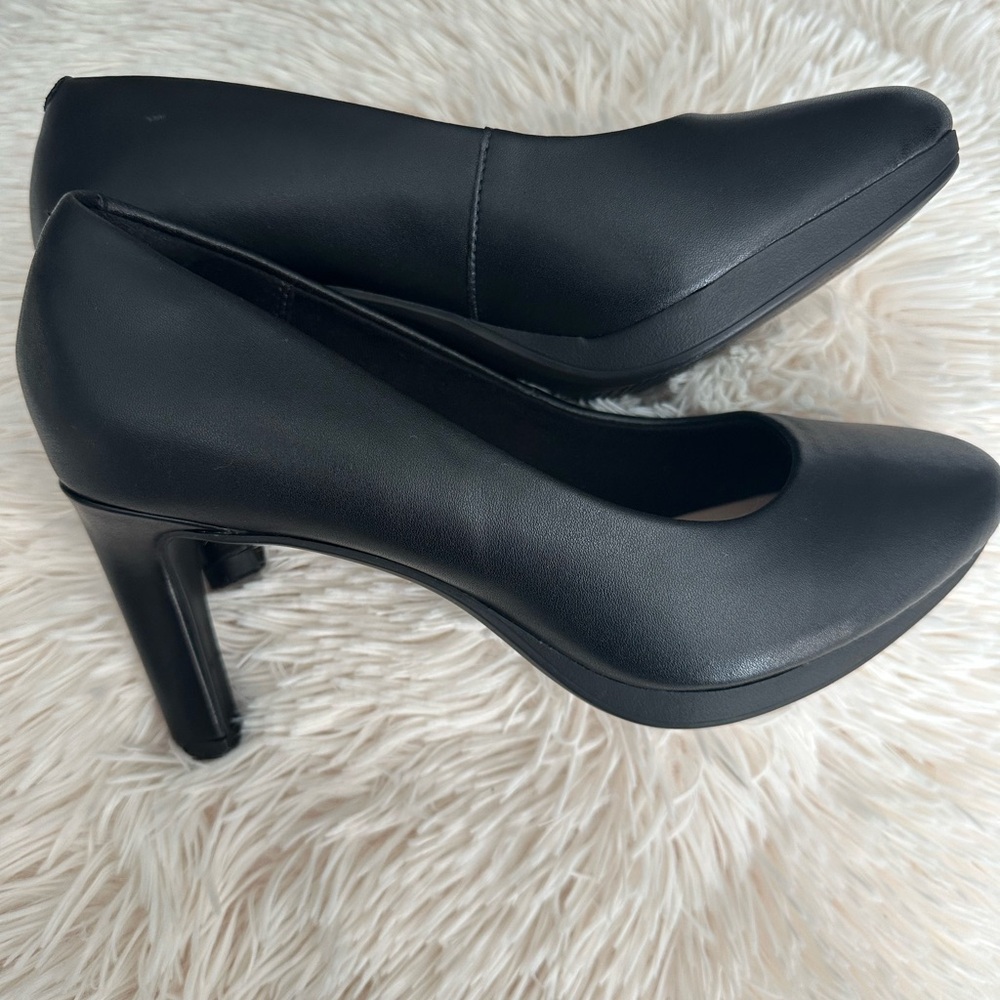 Clarks Classic Black Women's Heels